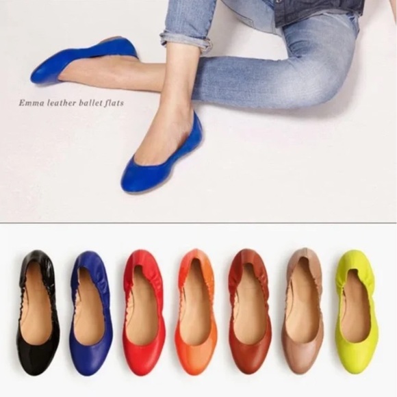 J.Crew Emma suede scrunch flats size 7 - blue suede - Picture 8 of 12